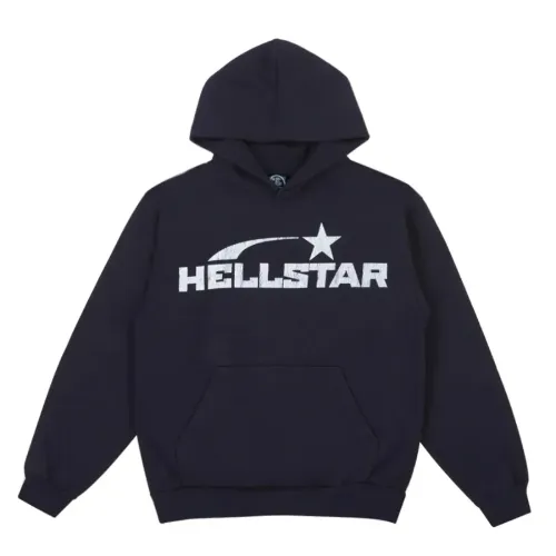 Black hellstar hoodie-hellstarclothing