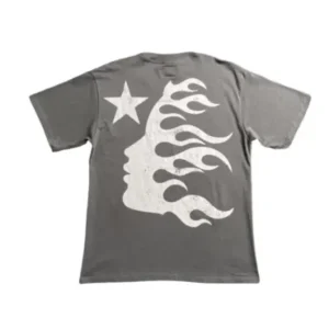 Grey-Hellstar Evil Smile T-Shirt