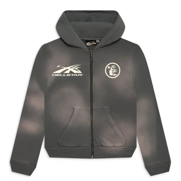 Grey Hellstar Sports Zip Up