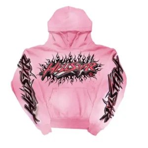 Pink Hellstar Without Brain Hoodie